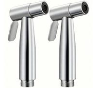 1 pièce/2 pièces Pomme de douche haute pression en acier inoxydable, douchette de bidet de toilette, douchette de douche de salle de bain, douchette de salle de bain universelle avec booster 1 pièce,L