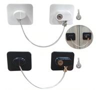 1 pièce/2 pièces Serrure de sécurité, équipement de protection de haut niveau, serrure multifonctionnelle pour porte d'armoire, fenêtre, réfrigérateur. Convient pour les portes et fenêtres de la maiso