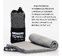 1 pièce/2 pièces Serviette de sport en microfibre douce et ultra douce à double face, sèche rapidement, légère, absorbante, anti-sable, convient pour le yoga, la natation, la randonnée, le camping L,M
