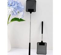 1 pièce/2 pièces Tapette à moustiques et mouches extensible manuelle, outil de contrôle des nuisibles mignon 1 pièce noire,2 pièces noiresABS