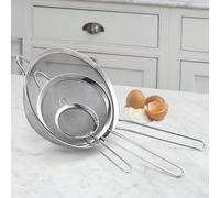 1 pièce/3 pièces (23 cm-28 cm-35 cm) Passoire fine en maille, passoire en acier inoxydable, ustensile de cuisine polyvalent, convient pour tamiser la farine, les feuilles de thé, l'huile de cuisson, l