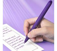 1 pièce/3 pièces/6 pièces Stylos à bille violets uniques, stylos à encre violette à séchage rapide, pointe de 1,0 mm, écriture fluide, recharge d'encre grande capacité, stylo dur de calligraphie, rent