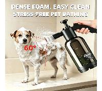 1 pièce/3 pièces Bouteille pulvérisatrice de mousse haute pression pour le nettoyage du verre, pistolet à eau, outil spécialisé, bouteille pulvérisatrice de mousse, arrosoir portatif ménager, raclette