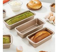 1 pièce/3 pièces Moule à pain/plaque de cuisson antiadhésif, 3 tailles - Grand/Moyen/Petit moule à pain, moule à cake rectangulaire, plaque de cuisson longue, revêtement antiadhésif de qualité, démoul