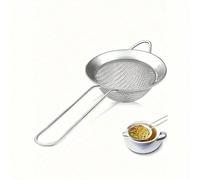 1 pièce/3 pièces Passoire fine en acier inoxydable, outil de cuisine polyvalent pour tamiser la farine, les feuilles de thé, les aliments frits, la poudre de café, le jus, etc. Essentiel pour la cuisi