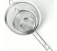 1 pièce/3 pièces Passoire fine en maille, louche passoire en acier inoxydable, ustensile de cuisine multifonctionnel pour filtrer la farine, le thé, l'huile de friture, la poudre de café, le jus, la c