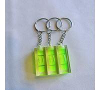 1 pièce/3 pièces Porte-clés niveau en plastique, portable pour mesurer à la maison, à l'extérieur, en cadeau, convient aux amateurs d'artisanat et aux petits amis 3 pièces,1 pièceABS