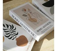 1 pièce/3 pièces Style maison mode Livre décoratif pliable factice, livre décoratif de luxe moderne factice pour décoration d'étagère de bibliothèque à la maison, idéal pour la décoration du salon, la