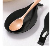 1 pièce/3 pièces Support de pour cuillère en silicone, support de rangement pour ustensiles de cuisine, tapis de cuillère de haute qualité, tapis de cuillère pour comptoir de cuisinière, sans électric