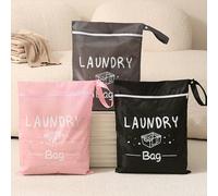 1 pièce/4 pièces Sac de rangement pour vêtements grande capacité et imperméable, sac de lessive de voyage, convient pour les vêtements , les maillots de bain, les vêtements de sport, disponible en ros