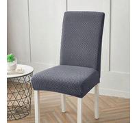 1 pièce/4pcs/6pcs Housse de chaise en forme de L à motif abstrait et couleur unie, anti-poussière, élastique, monobloc, ajustement universel, style nordique moderne minimaliste, convient pour le salon