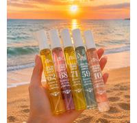 1 pièce/5 pièces Coffret cadeau de spray de parfum de plage brésilien - Caramel & Noix de coco, Prune, Pistache, Désodorisant naturel longue durée, Format de voyage portable, Convient pour la maison e