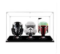 1 pièce 50x20x25cm Vitrine en Acrylique Transparente Anti - poussière | Boîte de présentatio pour Lego Model série Star Wars Helmet Collection 75304 75305 75327 75328