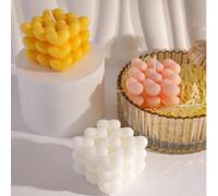 1 pièce/9 pièces Bougie parfumée en forme de cœur cubique faite à la main, cadeau romantique et unique pour lui, fête des pères, Noël, Saint-Valentin, anniversaire, bougie à la cire de soja parfum lav