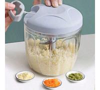 1 pièce (900ml/500ml) Hachoir à viande manuel, presse-ail, éminceur d'ail rotatif, convient pour les légumes, le gingembre, les fruits, les noix, les épices, coupe-oignon, carotte et ail professionnel