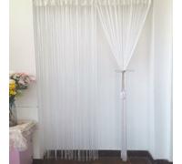 1 pièce À Fausse Perle Portière , Moderniste En Polyester Sans Perçage Rideau À Chaîne De Porte Pour Domicile Taille UniquePolyester