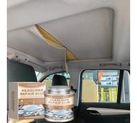 1 pièce Adhesif flexible de 125ml pour la réparation du revêtement de toit, du tissu d'intérieur et des fissures dans le du véhicule 1 pièces,2 piècesABS