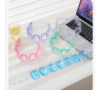 1 pièce Anneau de refroidissement réutilisable et congelable, refroidisseur de cou léger et ajustable, bande de cou à compresse froide durable pour soulager la chaleur estivale, convient pour le trava