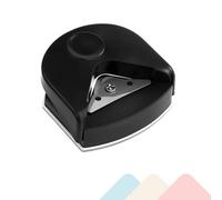1 Pièce Arrondisseur d’angles,3 en 1 Coupe-coin Cercle Poinçon Coupe-carte, Perforatrice Angle Arrondi,4 mm Portable outil de finition, pour Photocards,Scrapbooking