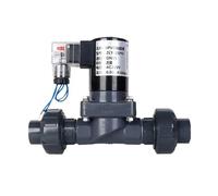 1 pièce avec électrovanne PVC 4 points à double bain d'huile 220 V, 6 points, anticorrosion, for acides et bases, DN15 DN25(DN50 24V)
