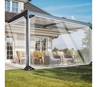 1 pièce Bâche transparente imperméable, spécifications multi-tailles, bâche transparente, auvent pare-soleil, housse de plante d'hiver, bâche de film de serre, bâche imperméable, bâche en plastique tr