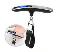 1 pièce Balance de bagage portable, balance numérique de haute précision à suspendre, avec sangle, balance de bagage numérique 50 kg/10 g, balance de valise électronique portable, avec rétroéclairage 