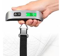 1 pièce Balance électronique portable avec affichage LCD numérique 110lbs/50kg Balance de bagage suspendue Balance de pesée de sac de voyage électronique Balance portative mini haute précision Taille