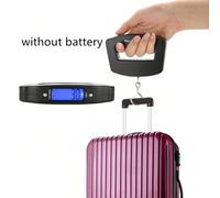 1 pièce Balance électronique portable avec crochet, écran LCD, balance à bagages 50 kg/10 g avec rétroéclairage, convient pour valise, suspension, utilisation en avion, pêche, shopping, accessoires de