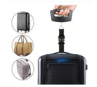 1 pièce Balance numérique suspendue, balance de bagage, balance de poids de valise de voyage, balance électronique portable, écran LCD, 110 lb/50 kg, balance de bagage électronique suspendue, mini bal
