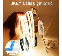 1 pièce Bande lumineuse LED 5V basse tension avec interface USB, interrupteur simple à 3 boutons, luminosité réglable, convient pour l'arrière-plan de la télévision, le cadre photo, le miroir, l'armoi