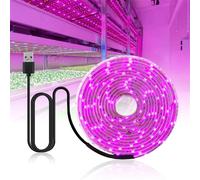 1 pièce Bande lumineuse LED flexible de 60 LED/m de couleur rose et violette, interface USB DC5V, éclairage de croissance des plantes et décoration de fête 1 m,2m,3m,5 mètresCuivre