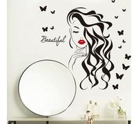 1 pièce Beau sticker mural papillon et lettres anglaises pour chambre à coucher, salon, décoration DIY. Stickers, décalcomanie murale, décalcomanie en vinyle pour décorations de la maison. Articles de