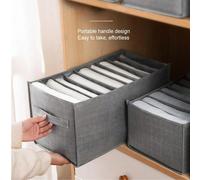 1 pièce Boîte de rangement pour la maison, Boîte de rangement en tissu, Boîte organisatrice de placard, Cintre à vêtements, Boîte à vêtements, Boîte à divers, Grande boîte de rangement à tiroir, Range