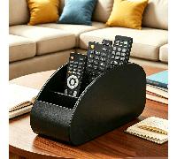 1 pièce Boîte de rangement pour télécommande avec 5 compartiments, boîte de rangement universelle pour télécommande de décodeur TV, télécommande de climatiseur, manette de jeu, lunettes, stylos, artic