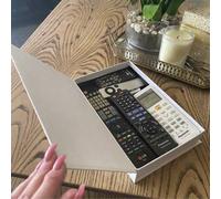 1 pièce Boîte de rangement pour télécommande, décoration de livre de luxe à la mode avec couvercle magnétique à rabat - Décoration de chambre, décoration de Noël, cadeau, accessoire de salon, boîte de