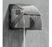 1 pièce Boîtier de protection pour prise électrique extérieure résistante aux intempéries, protecteur de prise de courant rectangulaire, boîtier étanche pour prise électrique, convient pour la salle d