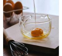 1 pièce Bol en verre résistant à la chaleur avec bec de drainage pour desserts, convient pour restaurant, cuisson, récipient à condiments, bol à matcha, compatible micro-ondes, rentrée scolaire SVerre