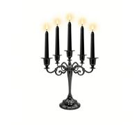 1 pièce Bougeoir en alliage métallique à 5 bras/3 bras Supports de bougie Décoration de mariage maison Bougeoirs Bougeoir de table Pièce maîtresse de décoration de maison chandelier à cinq têtes,chand