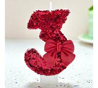1 pièce Bougie d'anniversaire numéros, bougies numéros 0-9, bougie numéro préférée romantique pour gâteau d'anniversaire, décoration de fête d'anniversaire, fête d'anniversaire, fête d'anniversaire, b