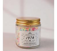 1 pièce Bougie dans un bocal, convient comme cadeau d'anniversaire pour les filles de 6/18/21/30/40 ans, bougie parfumée, bougie décorative, bougie en cire de soja, cadeau pour la meilleure amie, cade