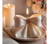 1 pièce Bougie en forme de nœud, parfumée, sans fumée, parfum de longue durée, convient pour la décoration intérieure, en particulier la chambre à coucher et les cadeaux faits maison. Applicable pour 