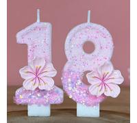 1 pièce Bougie numéro pour anniversaire, numéro décoratif 0-9 pour gâteau, bougie numérique préférée pour fête romantique, décoration de gâteau anniversaire, bougie numérique pour fête d'anniversaire 