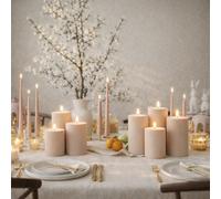 1 pièce Bougie parfumée cylindrique blanche - 5 cm de diamètre | Convient pour la méditation et l'illumination | Ensemble de bougies décoratives et accessoires photo | Convient pour la décoration inté