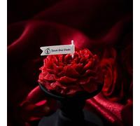 1 pièce Bougie parfumée en forme de pivoine, convient comme cadeau pour les amies, collègues et camarades de ougie parfumée élégante Pivoine rouge,pivoine rose,Pivoine rose Morandi,Pivoine ro