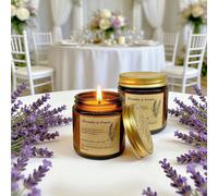 1 pièce Bougies parfumées à la vanille/lavande/citron/rose, bouteille marron en verre rétro sans fumée. Bougie parfumée, anniversaire, longue durée, cire végétale naturelle, fête des mères, décoration