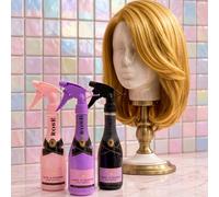 1 pièce Bouteille de pulvérisation de champagne élégante, paquet individuel, pulvérisateur portable pour usage quotidien à la maison & décoration de fête rose,noir,violetABS