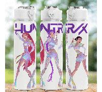 1 pièce Bouteille d'eau de sport style K-POP Girl Group 5 styles avec couvercle anti-déversement, accessoire de voiture, rentrée scolaire, design mode portable, tasse de voyage 800ml avec sangle, pail