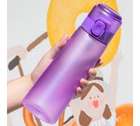 1 pièce Bouteille d'eau parfumée aux fruits, tasse d'eau de sport, ensemble de démarrage, tasse à boire pour sports de plein air avec 1 anneau ovale parfumé aux fruits aléatoire, cadeau de fitness et 