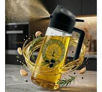 1 pièce Bouteille pulvérisatrice d'huile 2-en-1 400ml/300ml/200ml, fabriquée en matériau PP, avec fonctions de pulvérisation et de versement, peut être utilisée comme pulvérisateur d'huile d'olive et 