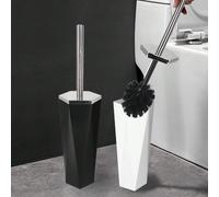 1 pièce Brosse de toilette de salle de bain en plastique de luxe détachable, accessoire de décoration de maison, décoration de salle de bain, décoration d'automne noir,Blanc,gris,B1,B2,B3,C1,C2,C3,Ens